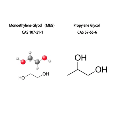 Is monoethylene glycol the same as propylene glycol? Is monoethylene glycol the same as propylene glycol?